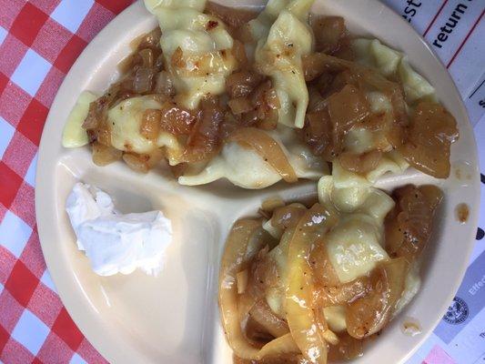 Pierogis plate