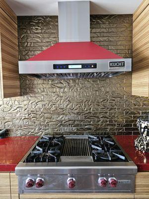 Our new Kucht range hood installed by A1!