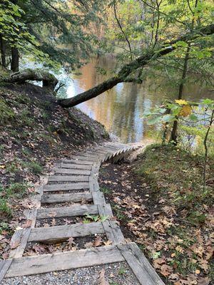 Stairway to the river