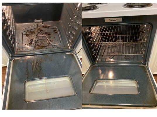 Oven cleaning for move out