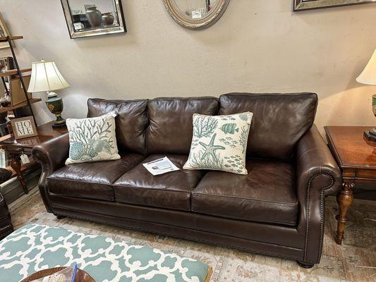 $7,000 leather sofa marked way down!!!