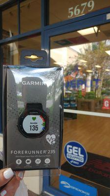 Bought the Garmin Forerunner 235. Now $50 off until beginning of January. Get them before they are gone.