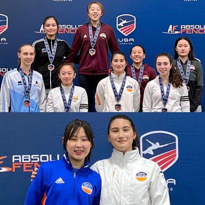 Katherine Kim 7th, Joy Liu 11th at the Junior Summer Nationals in Phoenix, AZ! Congratulations!