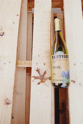 Driftwood Estate Winery Viognier ~ bold white wine, perfect for red wine lovers who are looking to enjoy a chilled full-bodied white wine!