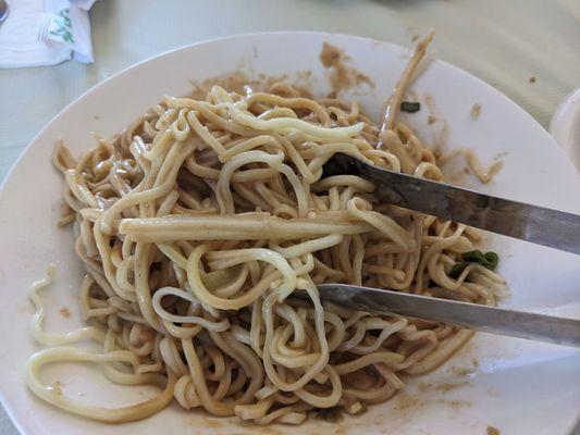 Cold noodles with Sesame sauce (yum!)