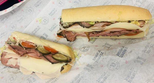 HUGE!!!! Large (16") - Bootlegger Sub, added pickle slices!