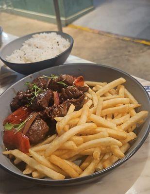 Lomo Saltado was good