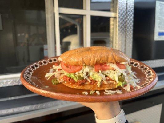 TORTA De AL PASTOR PORK)