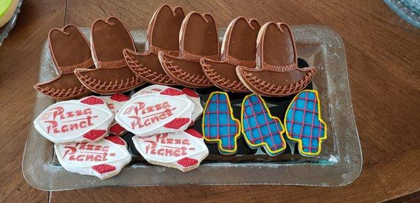 Toy story themed cookies. So cute