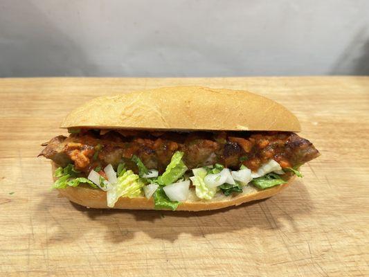 Beef Kebab Sandwich