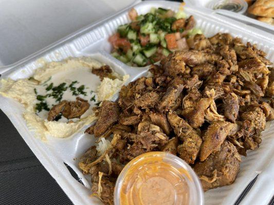 Chicken Shawarma plate