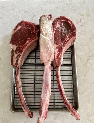 Tomahawk steaks