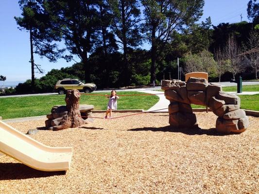 Rock course for little kids with street parking within 15 feet