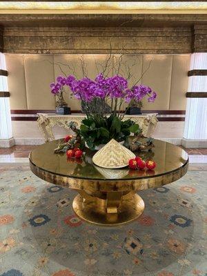 Entrance lobby arrangement