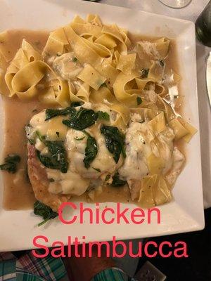 Chicken Fat Tony's Saltimbocca