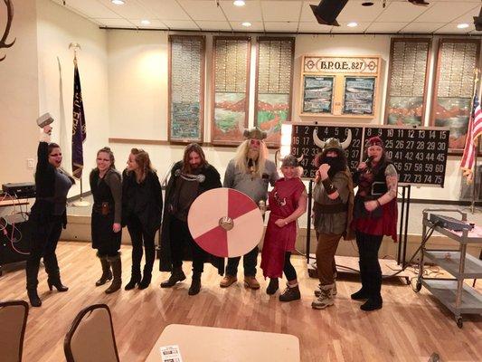 Viking BINGO night.