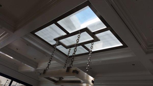 Skylight in stainless steel