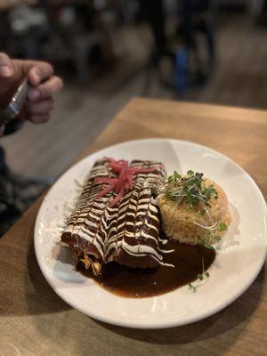 Enchiladas de Mole