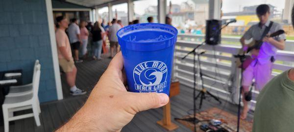 Get your Blue Moon cup at the porch bar