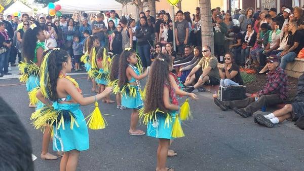 Downtown Hayward Street Party Hawaiian Dancers July 21st