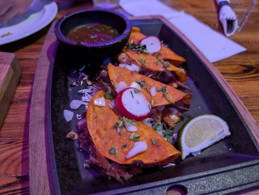 Birria tacos -- happy hour