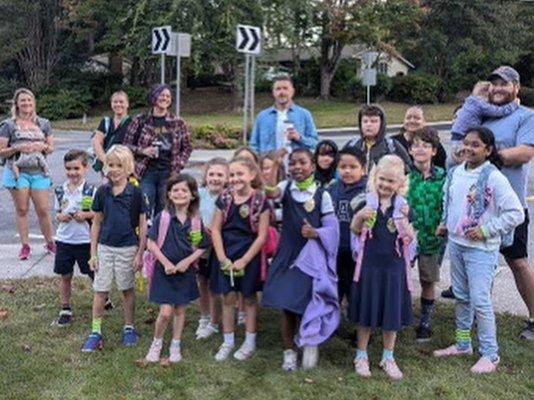 A few photos from our "Walk to School Safely" event last week.  Ft. the local Chamblee Elementary School staff, students, the...