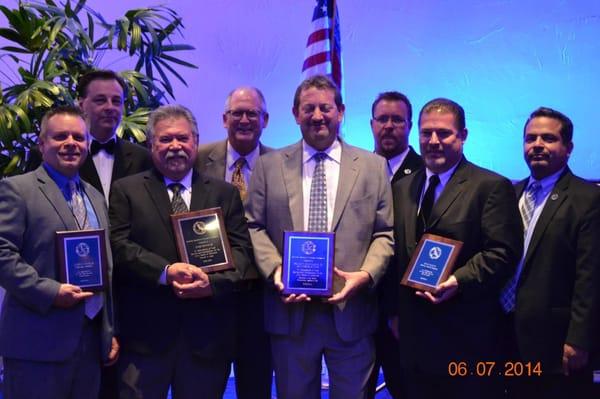 Mr. Ragan receiving CALI (California Association of Licensed Investigators)Board of Directors award for 2014