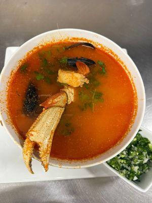 Sopa de marisco