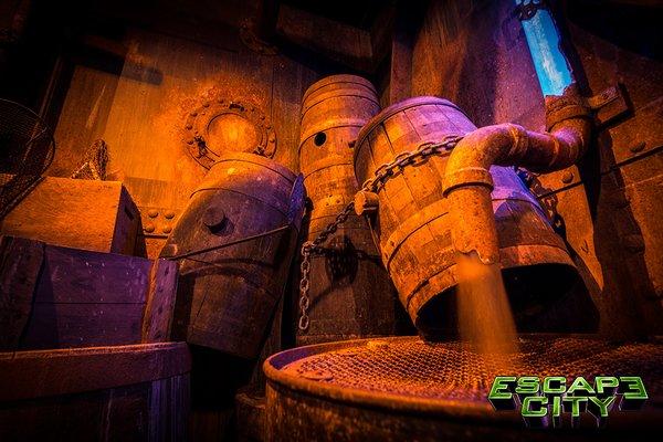 Escape the ship or face the falls in our Over the Falls Escape Room!