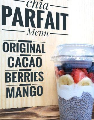 Chia Parfait flavors