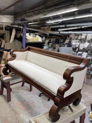 Sofa repaired at JC Upholstering