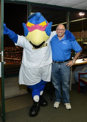 Another fun day at Arm and Hammer Park with our clients, watching the Trenton Thunder play baseball!