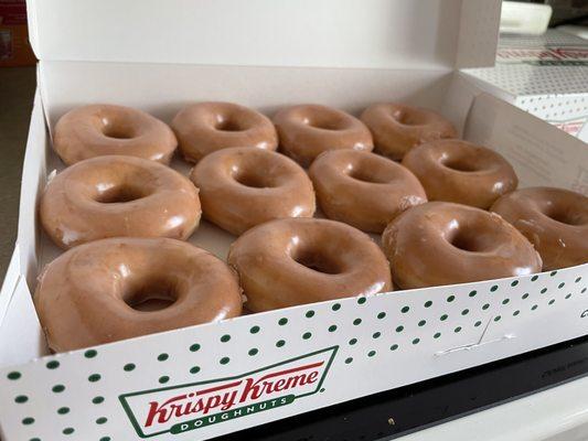 A dozen glazed