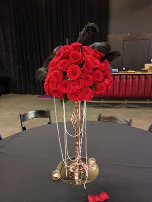 Red Rose Centerpiece