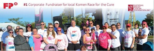 FP recognized as top corporate contributor to Lombard Komen Race for the Cure - Sep. 2016