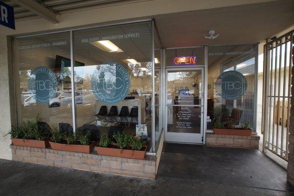 New front window display, with new TBC logo