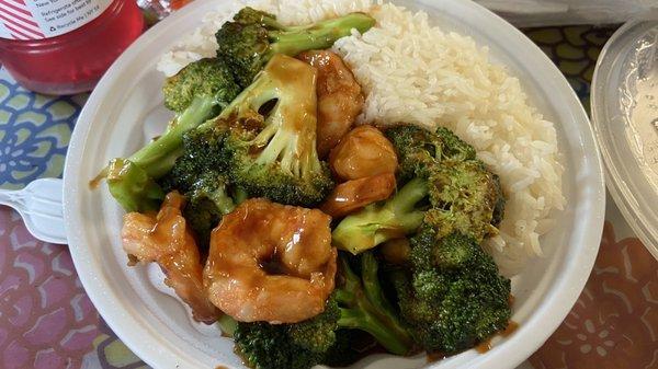 Shrimp broccoli