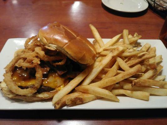 Prime rib burger (delicious)