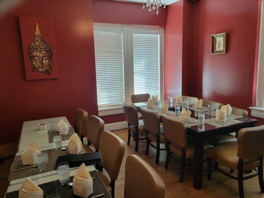 Upstairs dining room