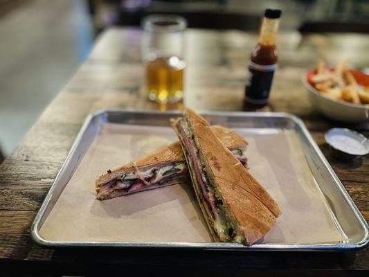 Pork belly cubano