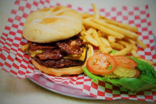 The bacon burger