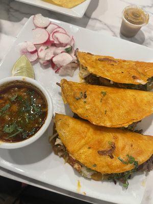 Quesa-Birria Tacos