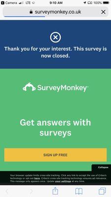 Expired surveys!!