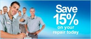 15% Off Repairs