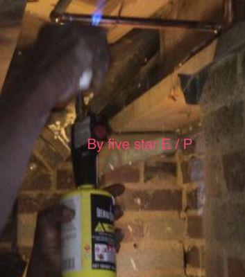 We install all type of copper pipes and pex water system