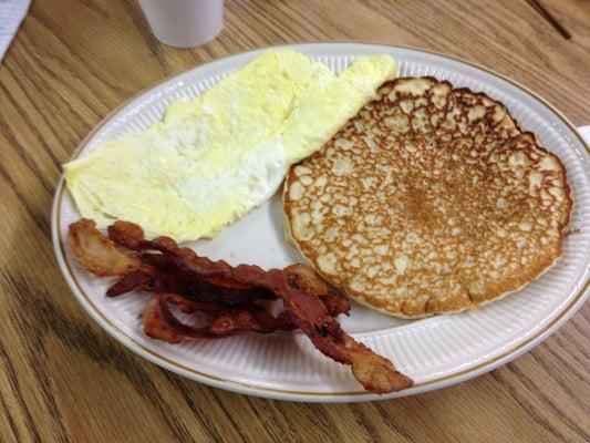 Though this place is known more for its burgers and bbq, their breakfast is incredible. DO NOT skip the homemade pancakes!