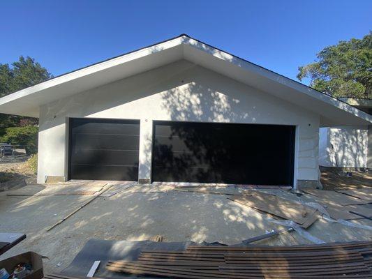 Black flush doors In Hillsborough.