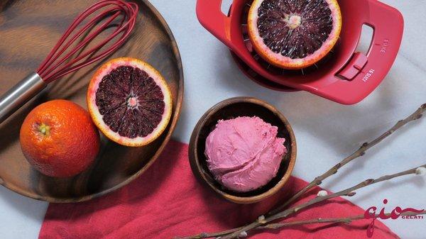 our blood orange gelato is an hymn to California!