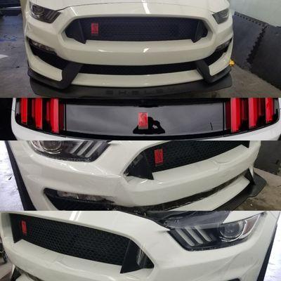 Mustang GT 350R,  came in for a full front PPF clear bra install