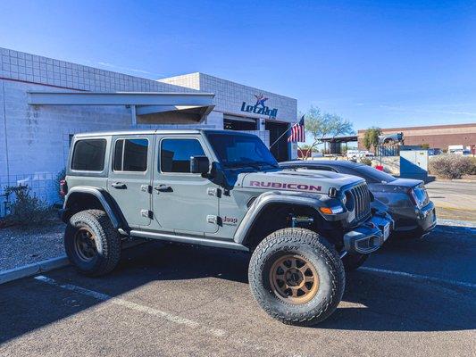 Outstanding work on my Jeep at LetzRoll Off-Road!